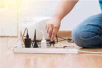 KRIEGER Universal Power Strip AC 220-240V image of multiple plug type