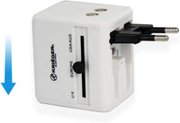 KRIEGER Universal Worldwide All-in-one Travel Charger Adapter Plug image of adapter
