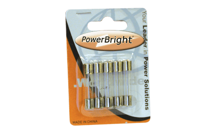 Powerbright F5A - 5 Amp Glass Fuse main image