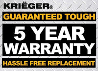 ULT1150 Krieger 1150 Watt Voltage Transformer, 110/120V to 220/240V image of 5 year warrranty