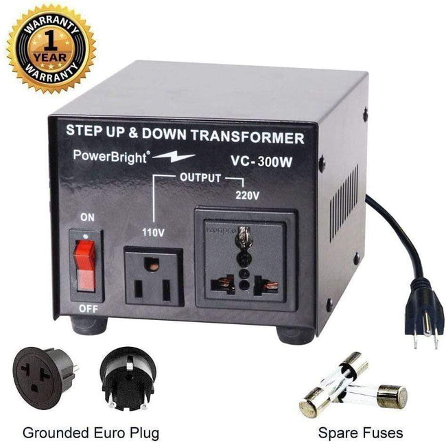 VC300W PowerBright Step Up & Down Transformer main image