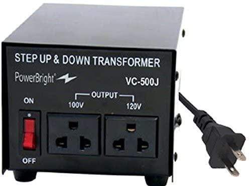 VC500J PowerBright 500 Watts Japanese Voltage Transformers